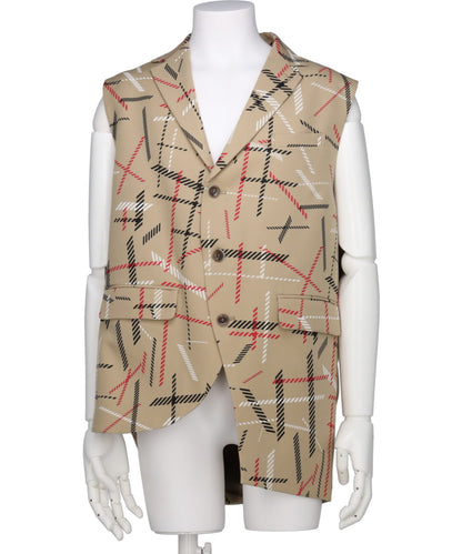 WIND BLOW CHECK BALL JACKET VEST