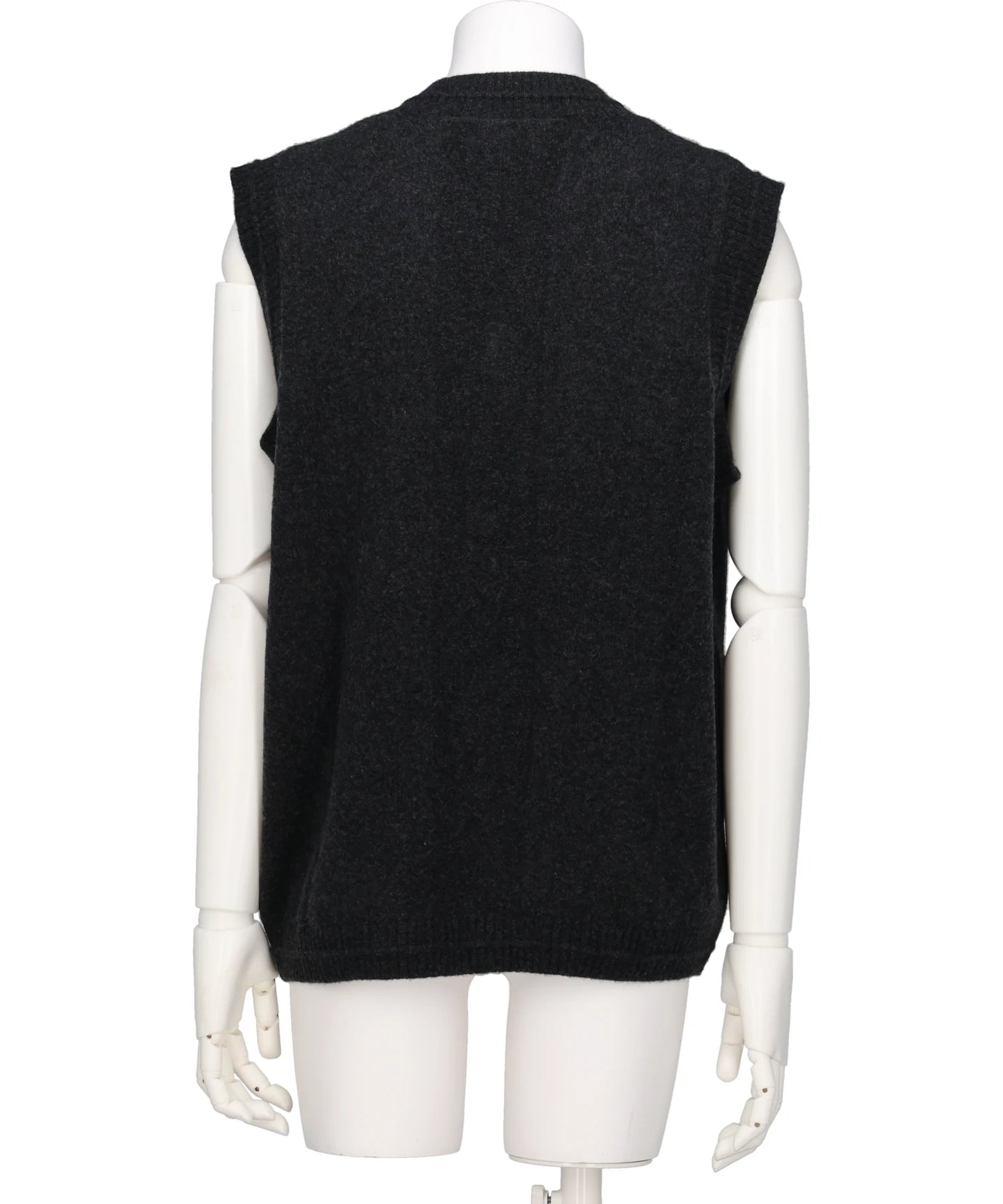 KNIT VEST W/ PEARL BUTTONS