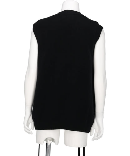 MERINO LACE UP HEM VEST