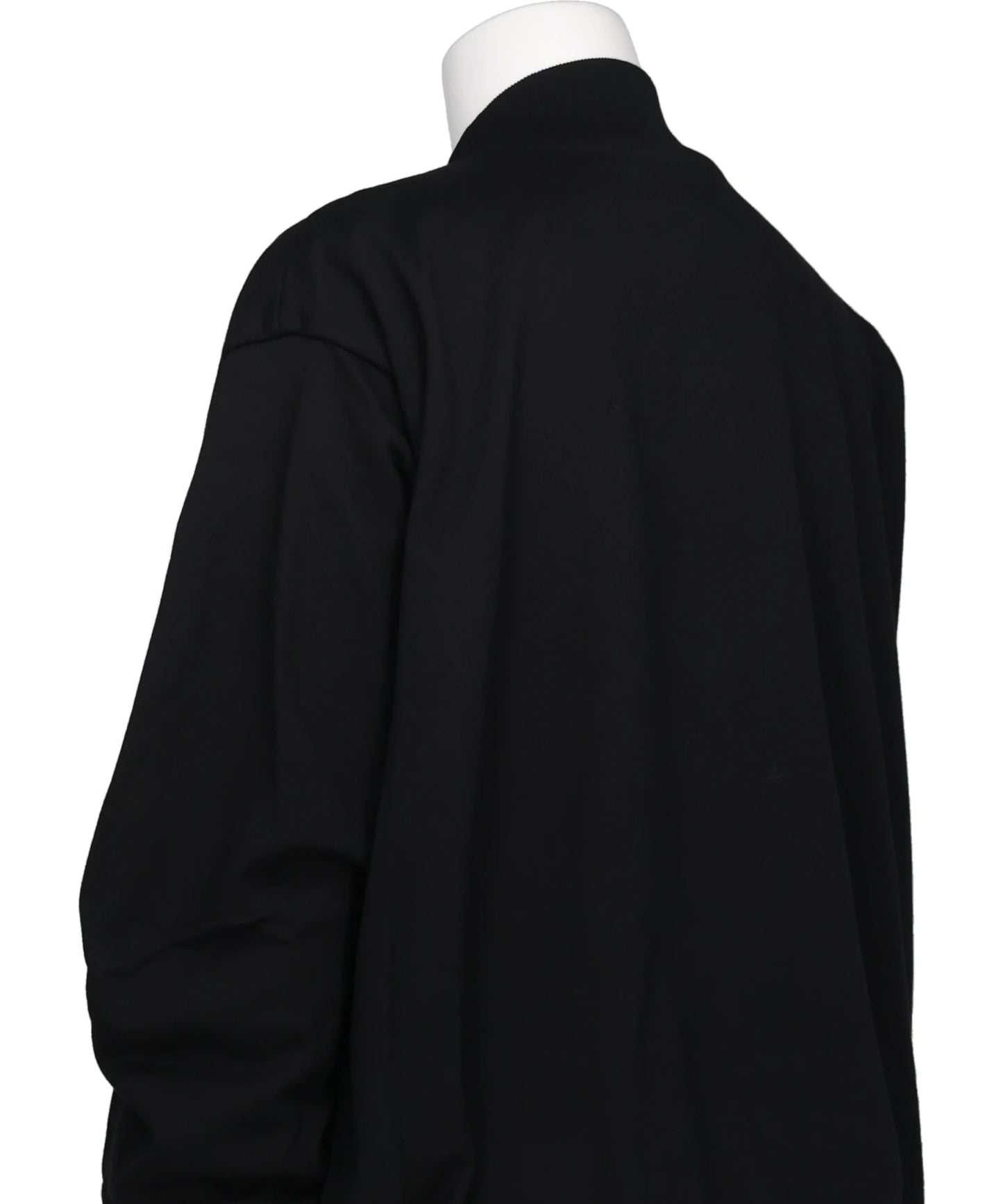 HANDEMBROIDERED BALLOON JERSEYZIP-UPTOP