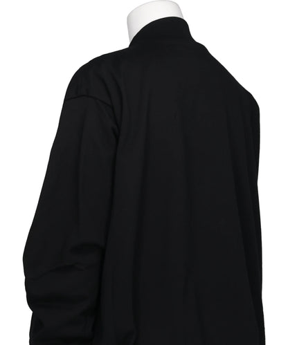 HANDEMBROIDERED BALLOON JERSEYZIP-UPTOP