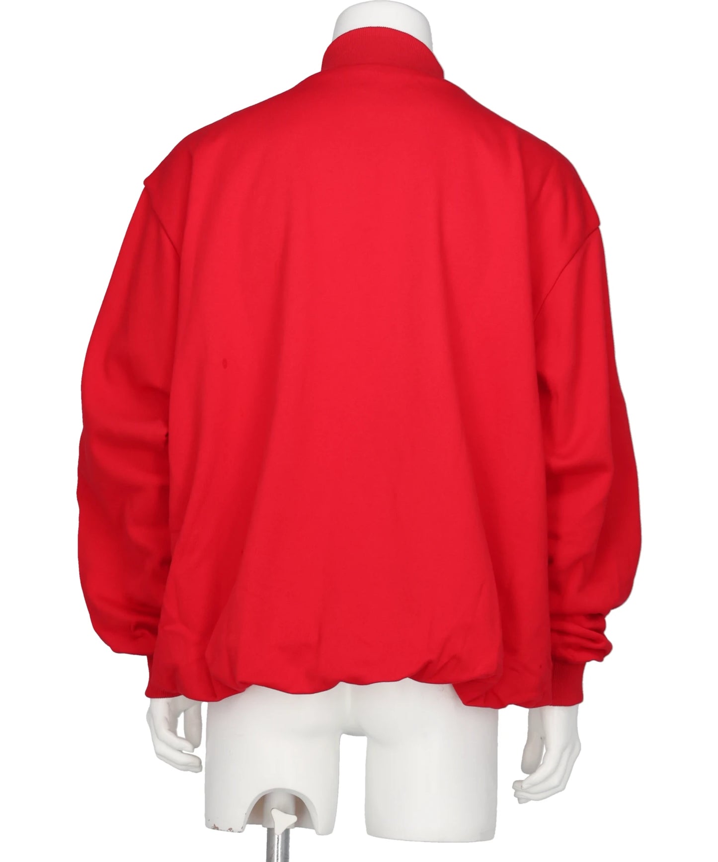 HANDEMBROIDERED BALLOON JERSEYZIP-UPTOP
