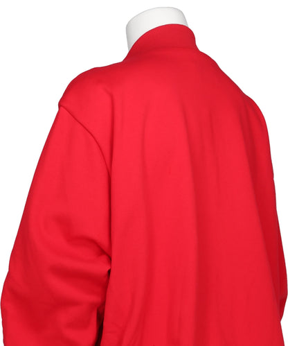 HANDEMBROIDERED BALLOON JERSEYZIP-UPTOP
