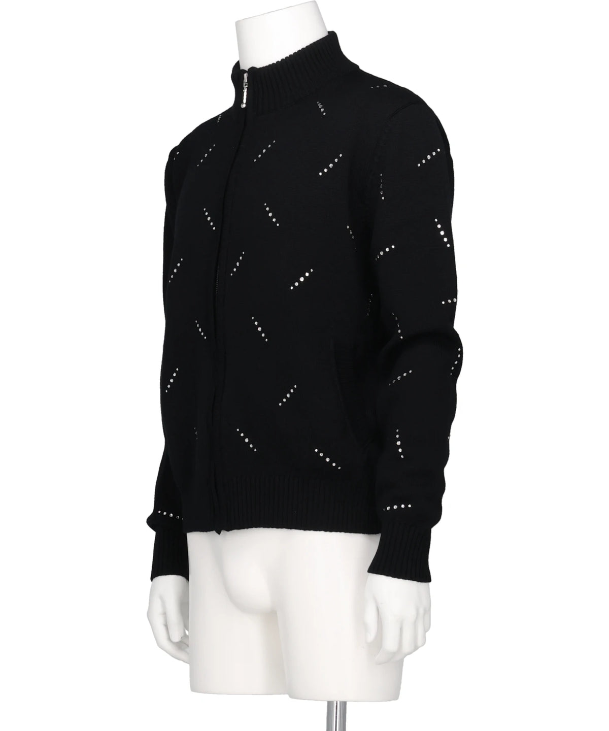 CRYSTAL EMBELLISHED TRACK TOP
