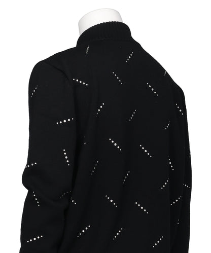 CRYSTAL EMBELLISHED TRACK TOP