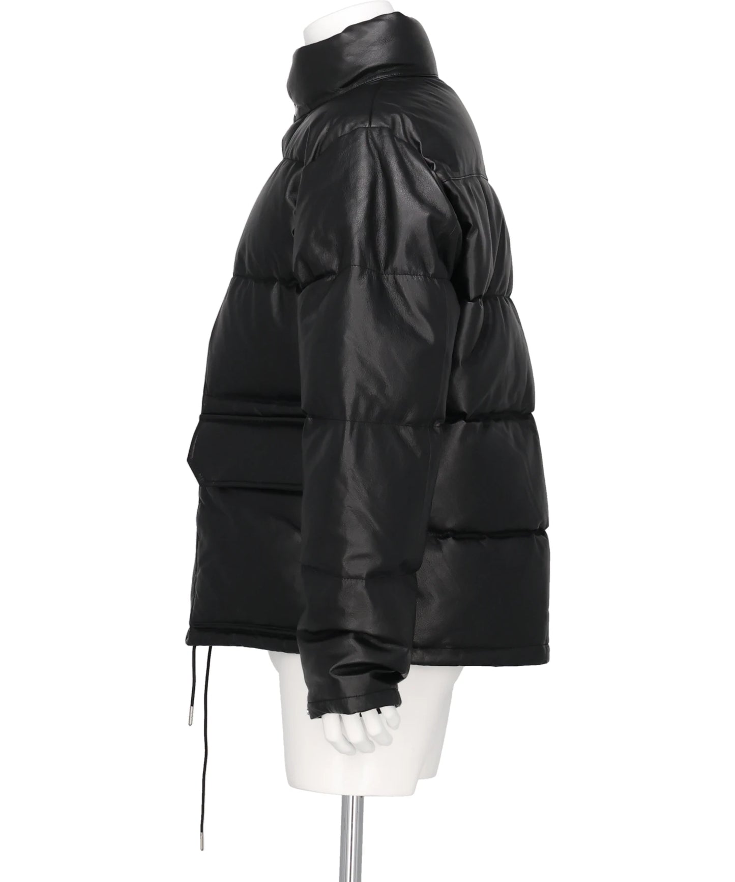 LEATHER DOWN JACKET