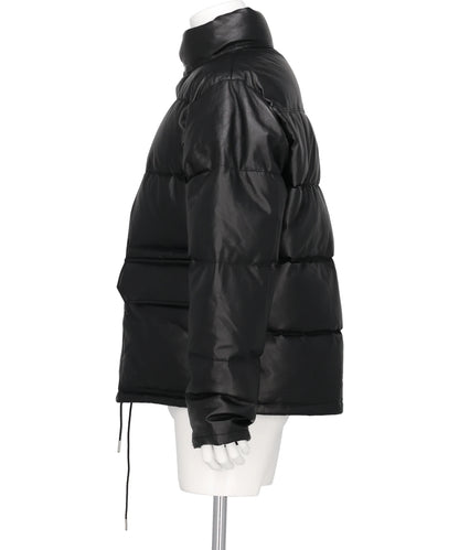 LEATHER DOWN JACKET