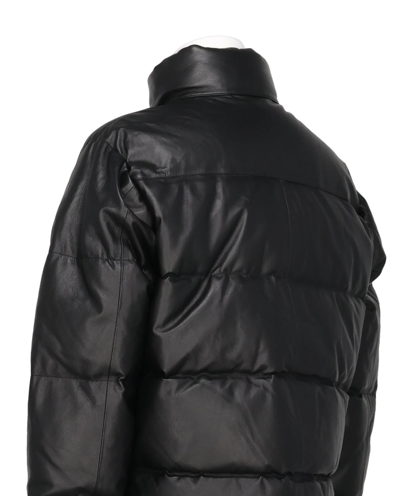 LEATHER DOWN JACKET
