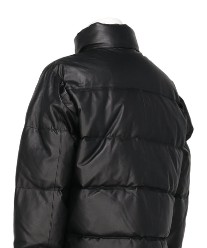 LEATHER DOWN JACKET