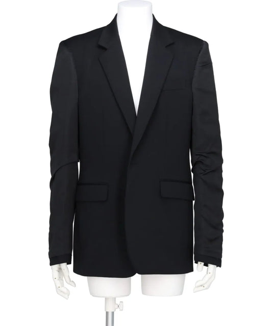 DOESKIN INSIDEOUT SLEEVE SINGLE BREASTED JACKET