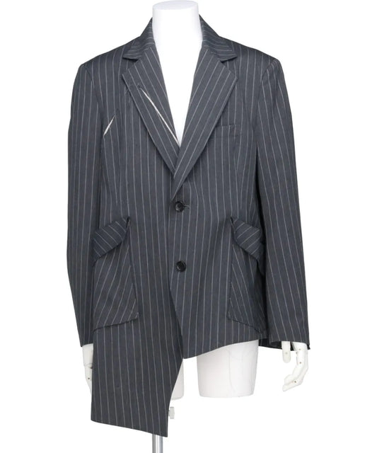 STRIPE SLASH OVER JACKET