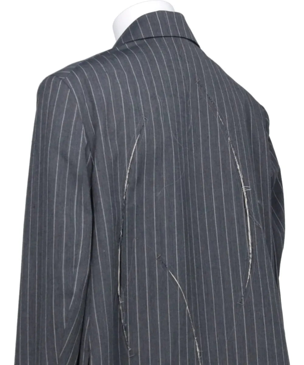 STRIPE SLASH OVER JACKET