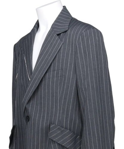 STRIPE SLASH OVER JACKET