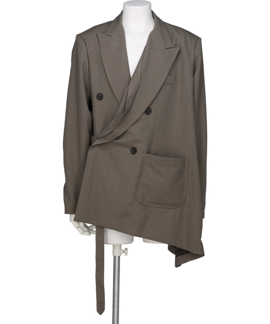 RequaL≡(リコール)SLIPPERY PEAK LAPEL JACKET