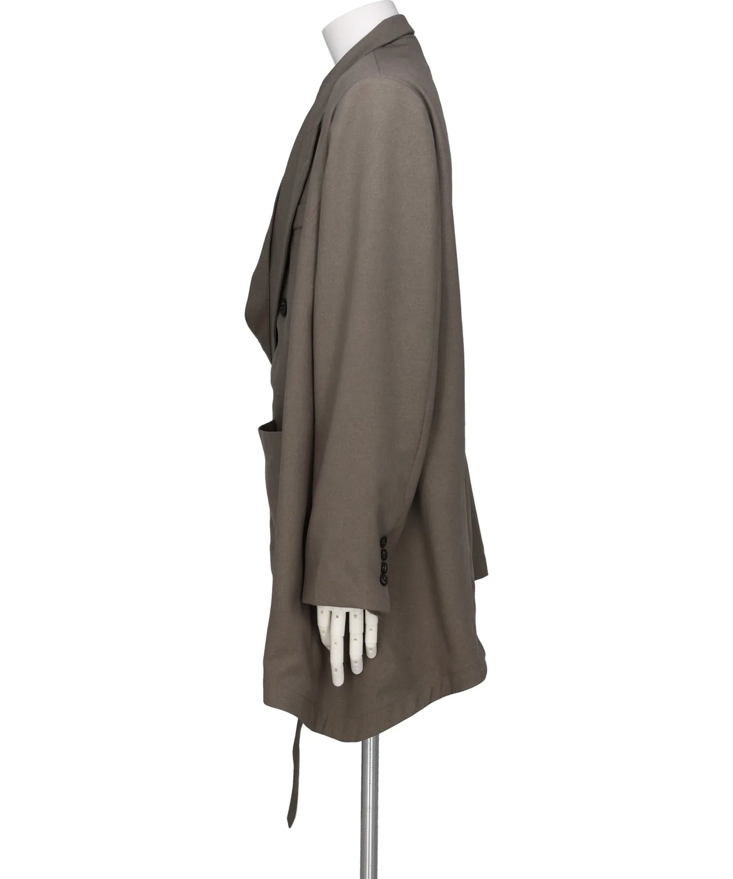 SLIPPERY PEAK LAPEL JACKET