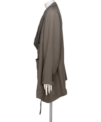 SLIPPERY PEAK LAPEL JACKET