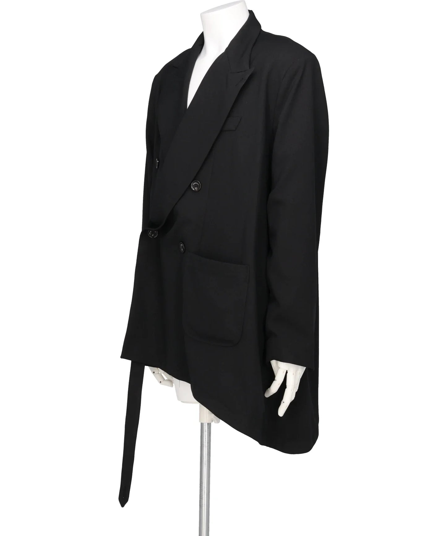 SLIPPERY PEAK LAPEL JACKET