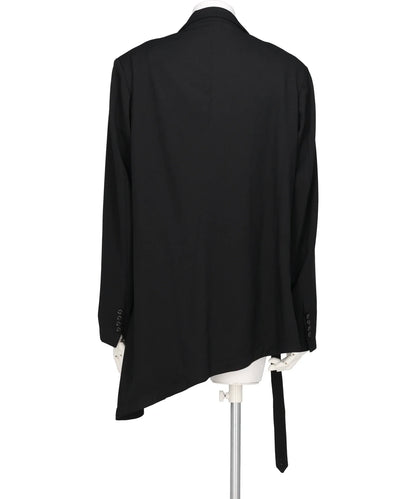 SLIPPERY PEAK LAPEL JACKET