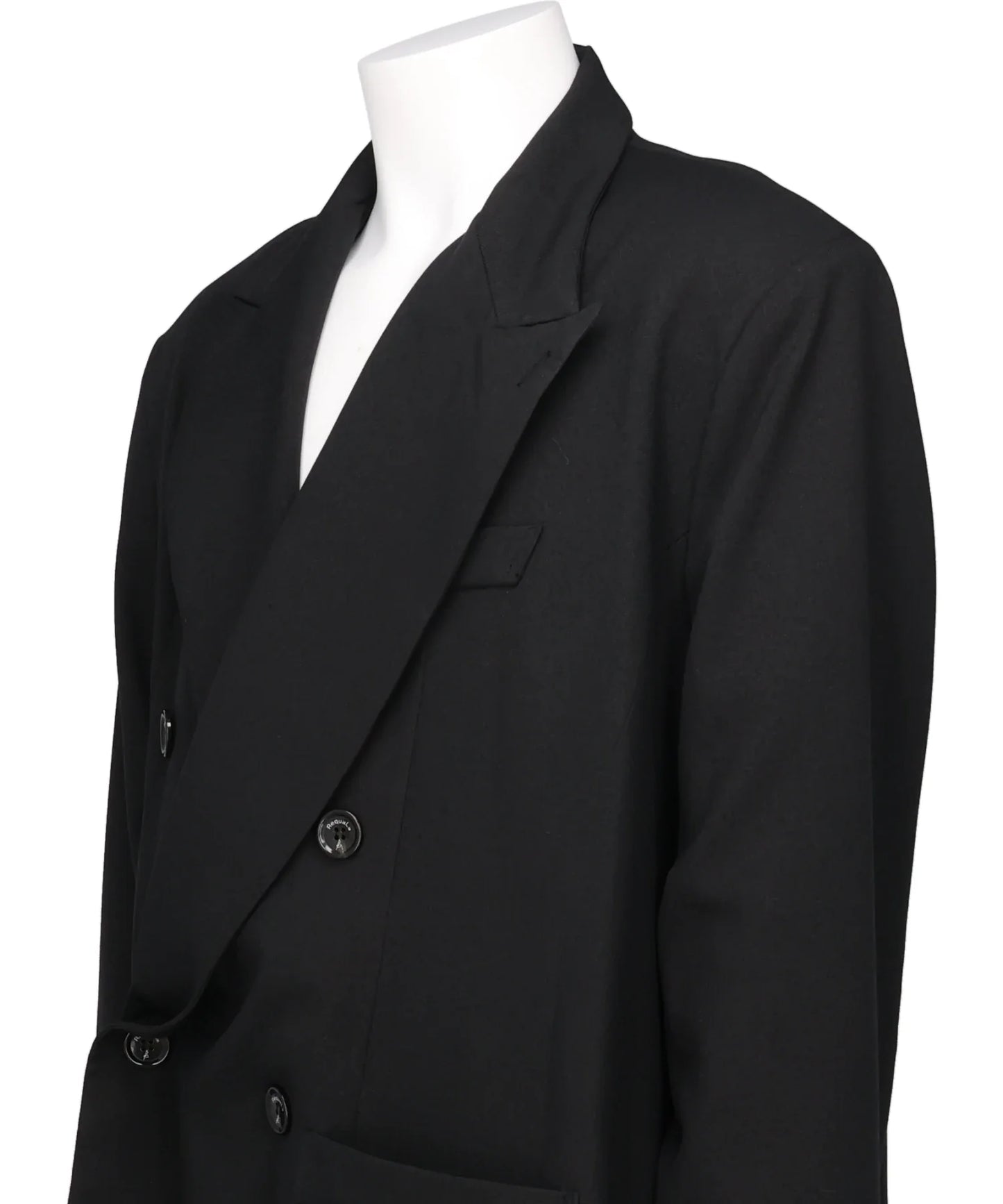 SLIPPERY PEAK LAPEL JACKET