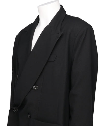 SLIPPERY PEAK LAPEL JACKET