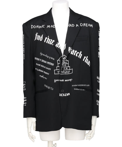 DAIRIKU(ダイリク) "TATTOO" PRINTED TAILORED JACKET