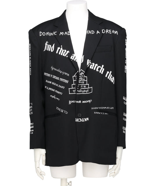 DAIRIKU(ダイリク) "TATTOO" PRINTED TAILORED JACKET