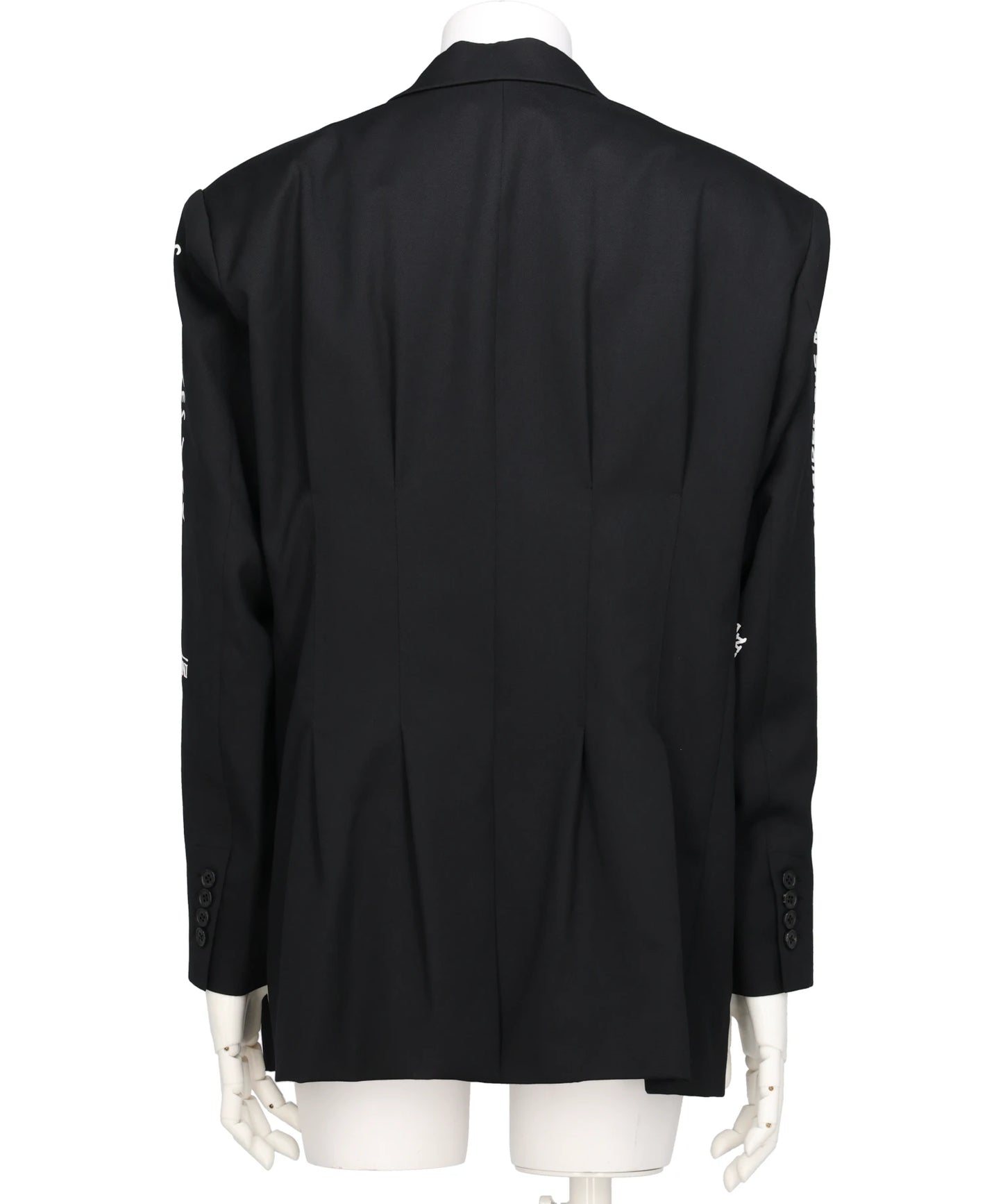 "TATTOO" PRINTED TAILORED JACKET