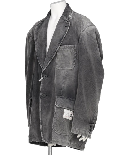 DISTRESSED CORDUROY BLAZER