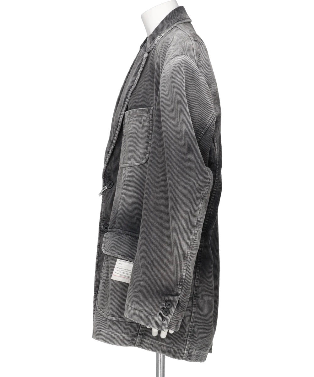 DISTRESSED CORDUROY BLAZER
