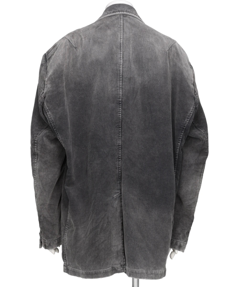 DISTRESSED CORDUROY BLAZER