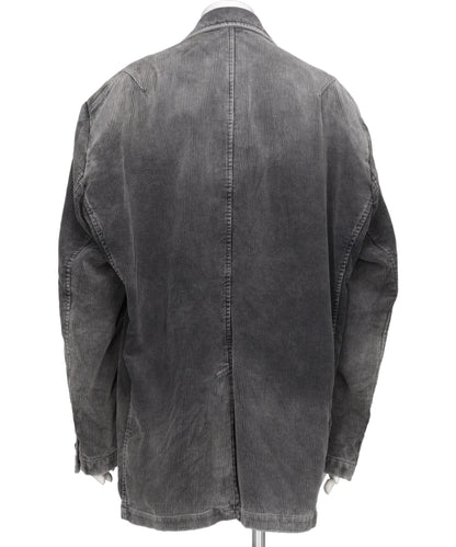 DISTRESSED CORDUROY BLAZER