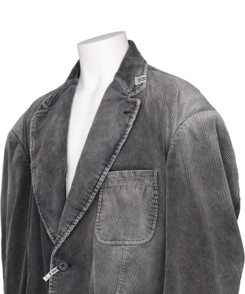 DISTRESSED CORDUROY BLAZER