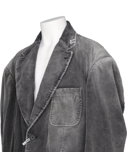 DISTRESSED CORDUROY BLAZER
