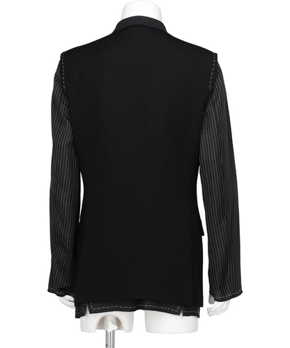 ”UNFINISHED”TAILORED JACKET