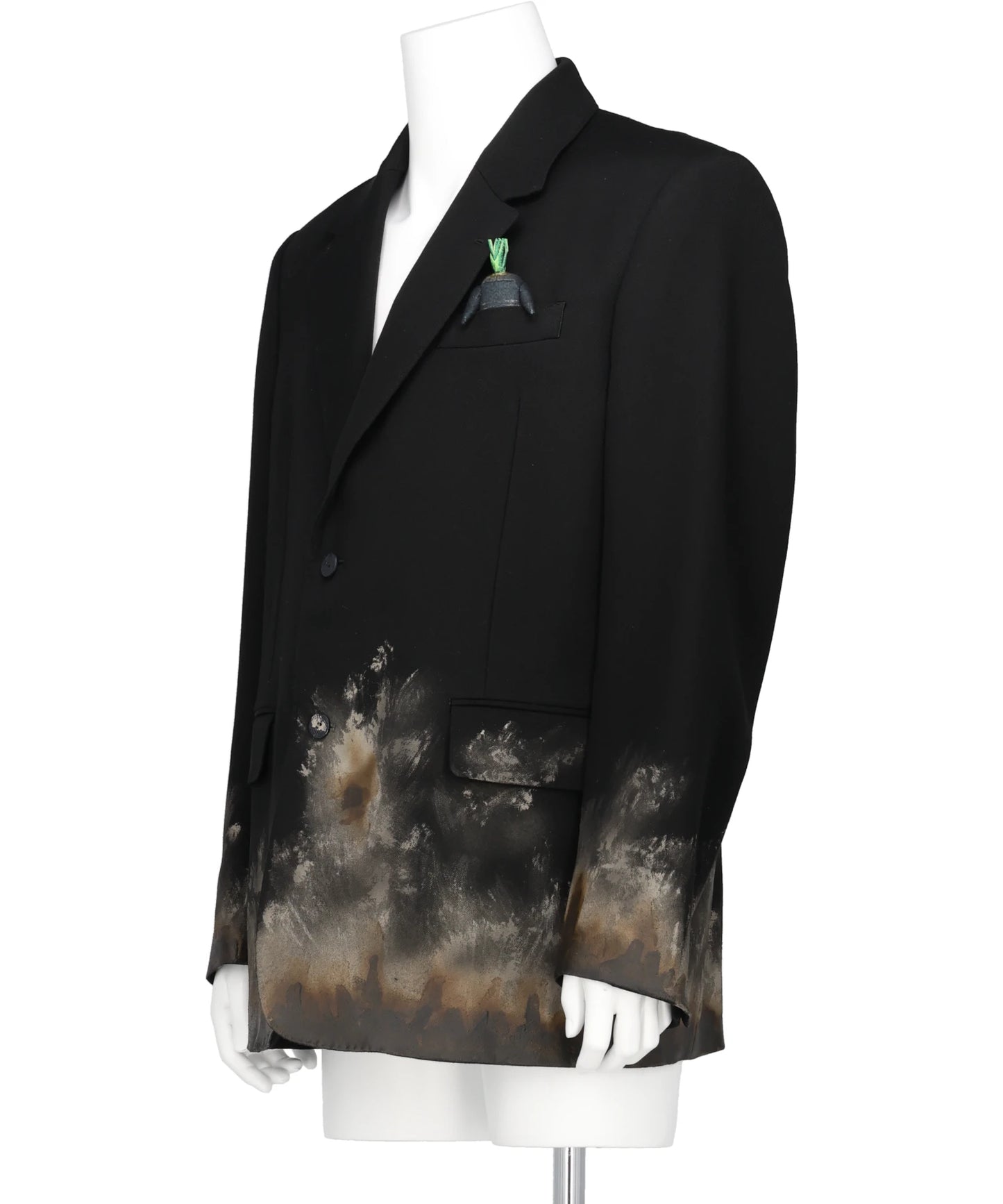 MUD-HAND-PAINTED TAILORED JACKET