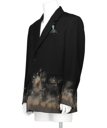 MUD-HAND-PAINTED TAILORED JACKET