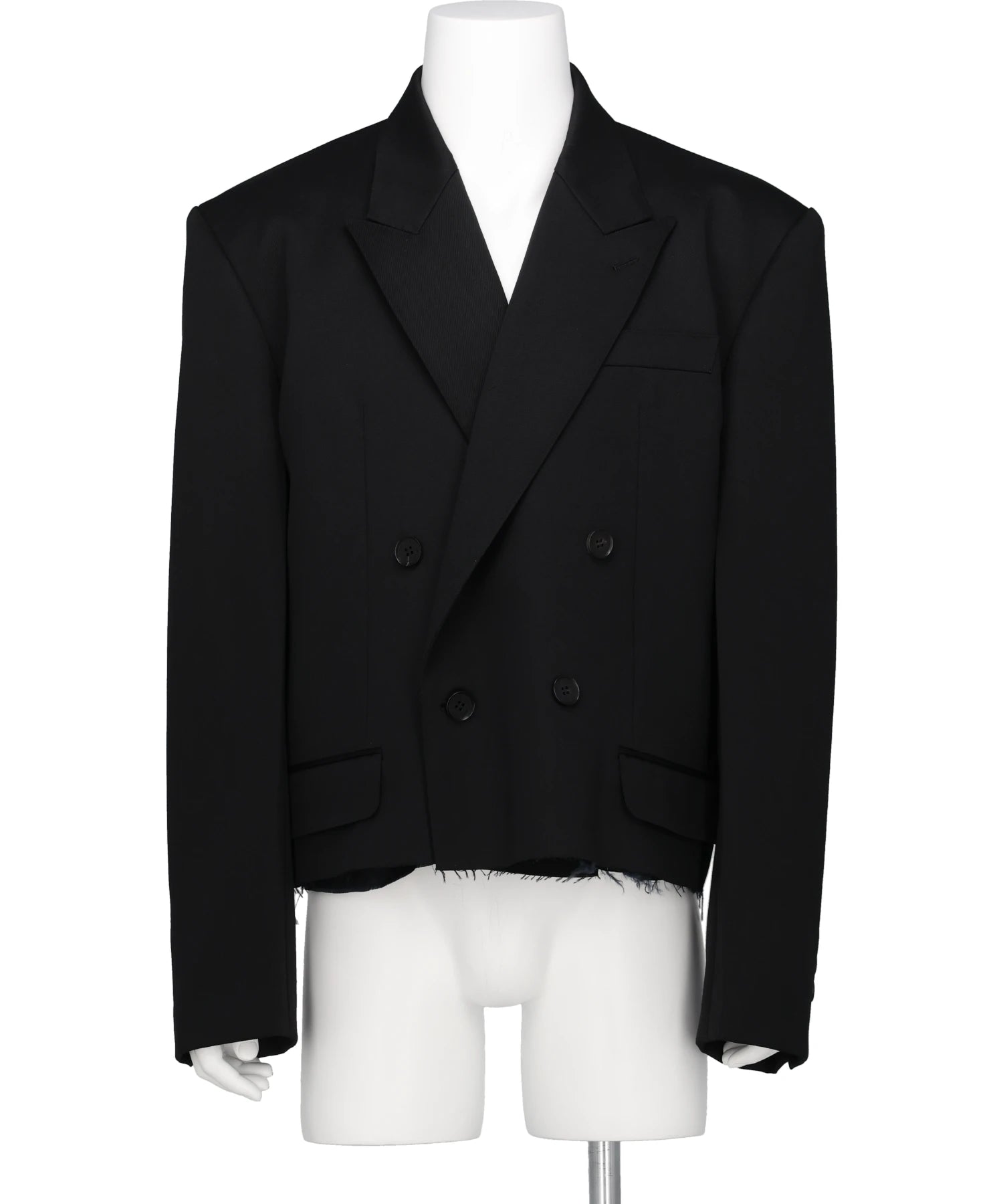 JOHN LAWRENCE SULLIVAN(ジョンローレンスサリバン) 2026SS WOOL GABARDINE CUT-OFF SPENCER JACKET 1A006-0126-06