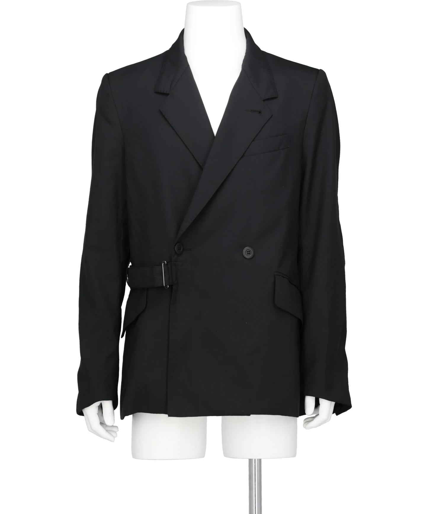 WRINKLED DOUBLE - BREASTED JACKET