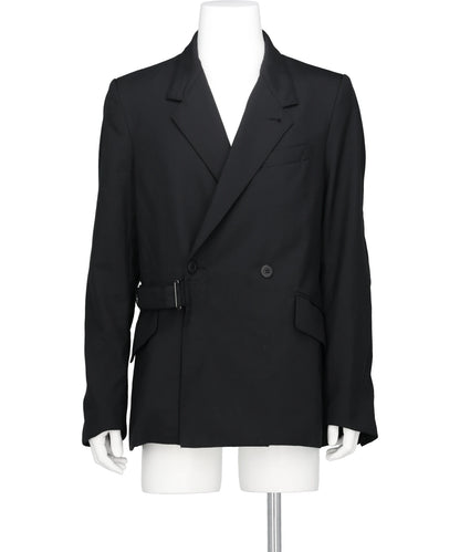 WRINKLED DOUBLE - BREASTED JACKET