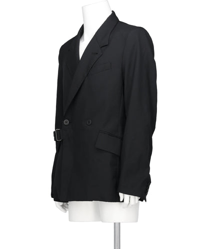 WRINKLED DOUBLE - BREASTED JACKET