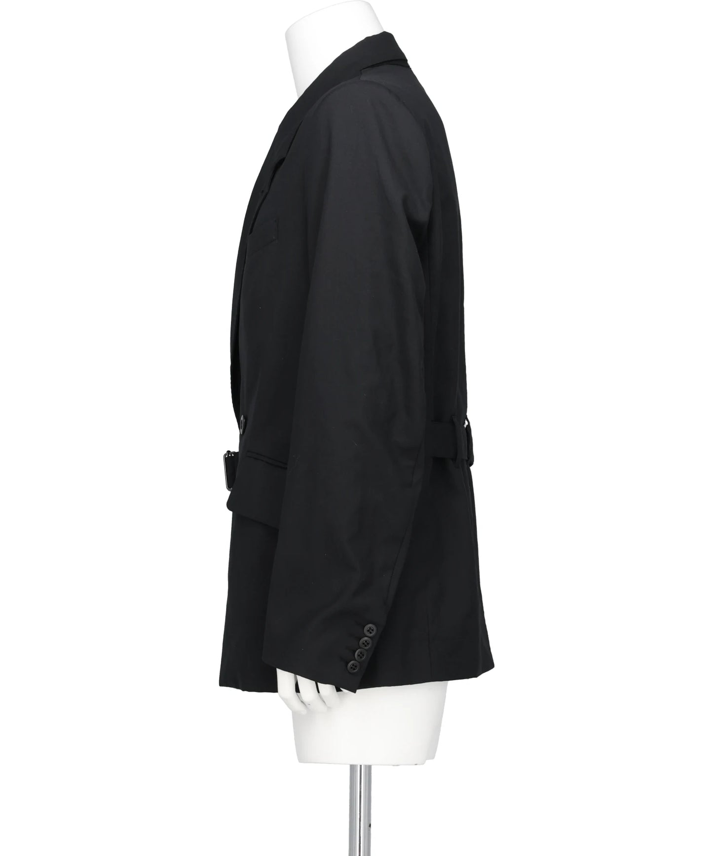 WRINKLED DOUBLE - BREASTED JACKET