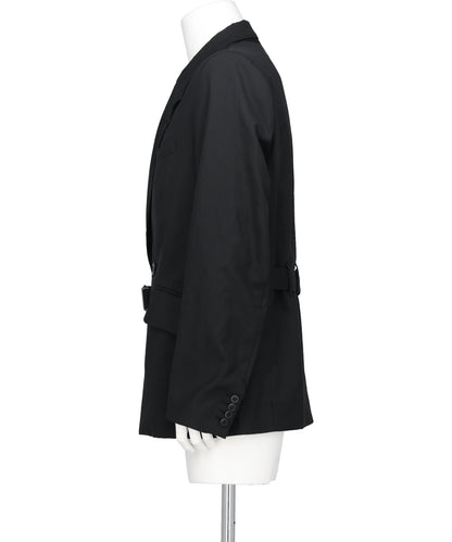 WRINKLED DOUBLE - BREASTED JACKET