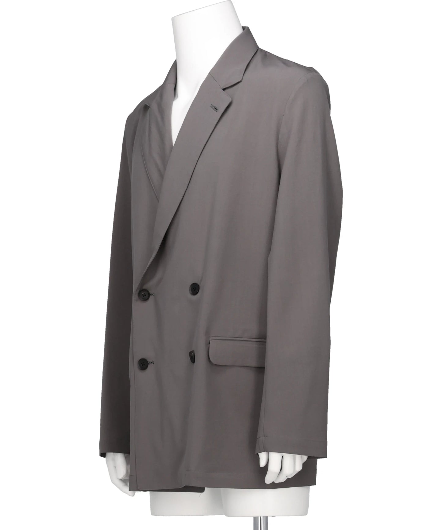 WOOL WASHER TROPICAL DOUBLE BREASTED JACKET