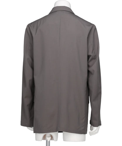 WOOL WASHER TROPICAL DOUBLE BREASTED JACKET