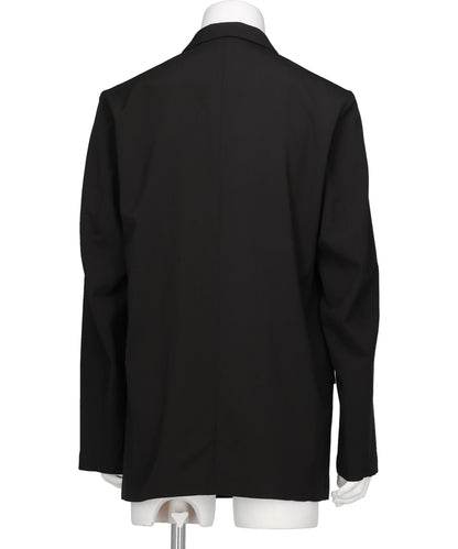 WOOL WASHER TROPICAL DOUBLE BREASTED JACKET