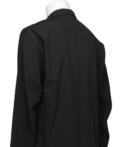 WOOL WASHER TROPICAL DOUBLE BREASTED JACKET