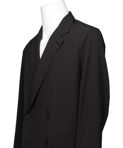 WOOL WASHER TROPICAL DOUBLE BREASTED JACKET