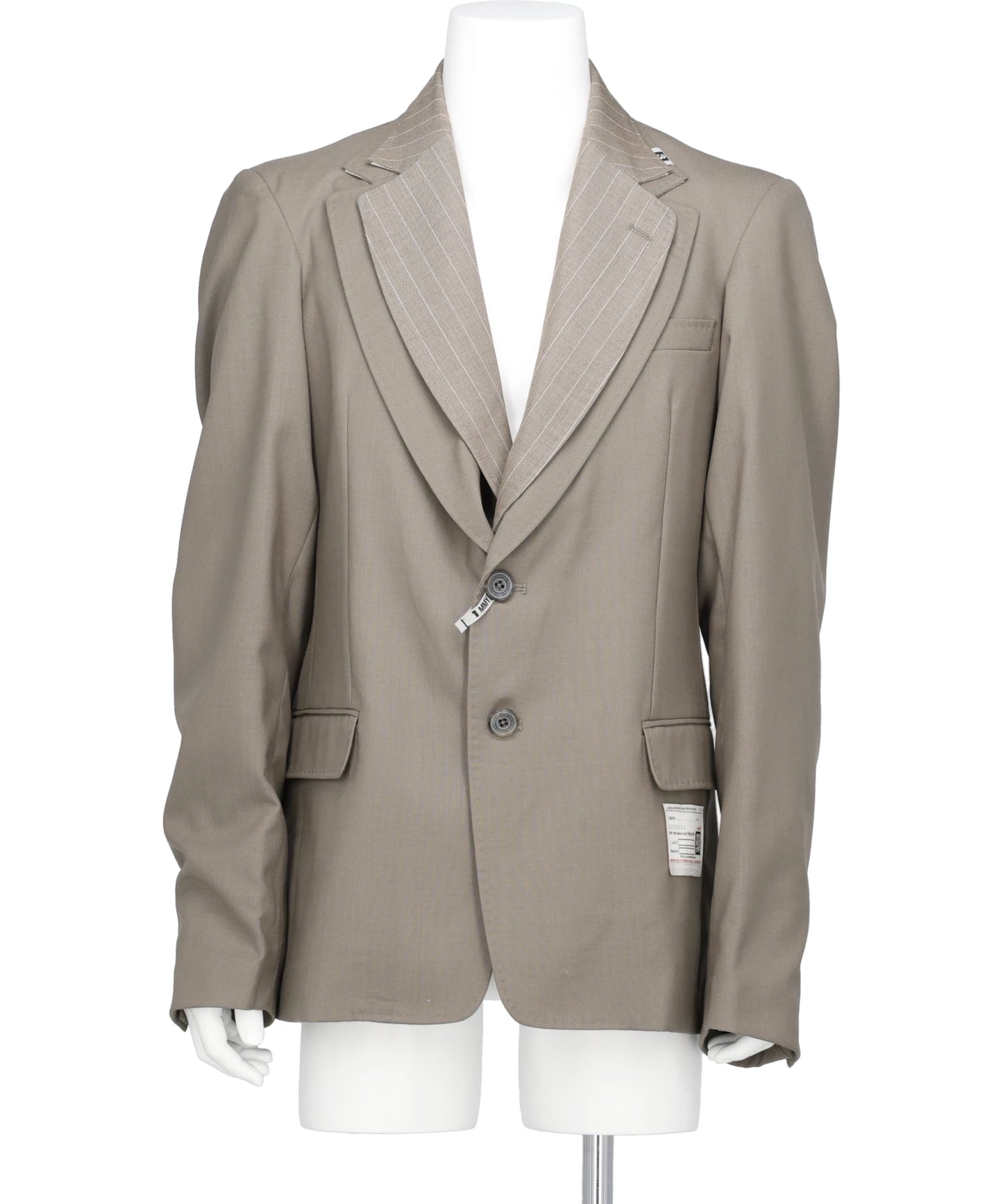 Maison MIHARA YASUHIRO(メゾンミハラヤスヒロ) 2026SS W LAYERED BLAZER A16JK031