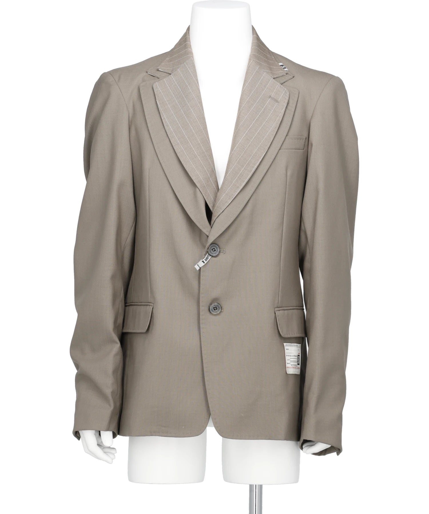 Maison MIHARA YASUHIRO(メゾンミハラヤスヒロ) 2026SS W LAYERED BLAZER A16JK031