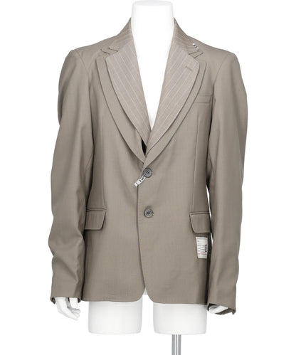 Maison MIHARA YASUHIRO(メゾンミハラヤスヒロ) 2026SS W LAYERED BLAZER A16JK031